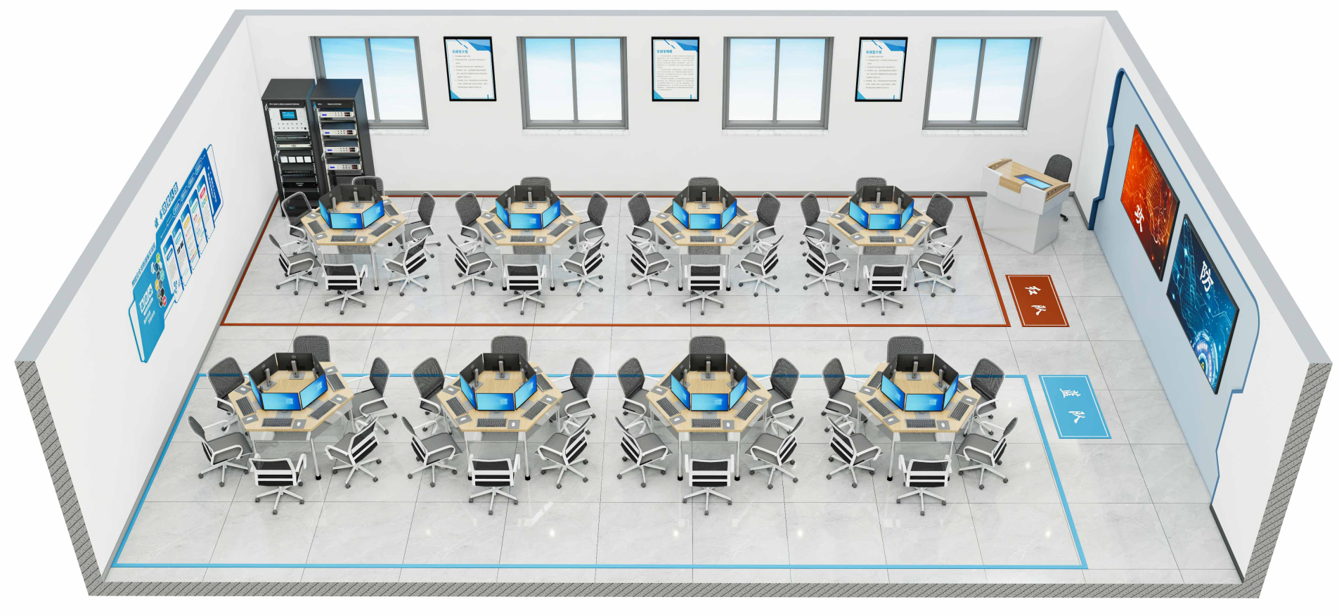 網(wǎng)絡(luò)安全攻防演練實(shí)訓(xùn)室功能概述